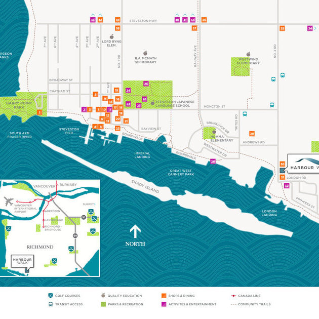 Harbour Walk location map 1