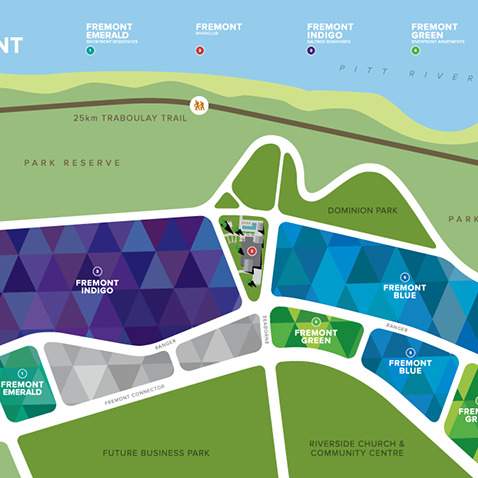 Fremont Emerald location map 1