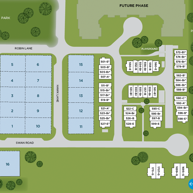 Aerie Walk location map 1
