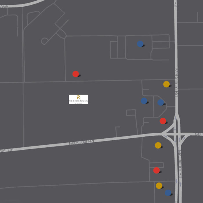 Residences at Gateway 1 location map 1