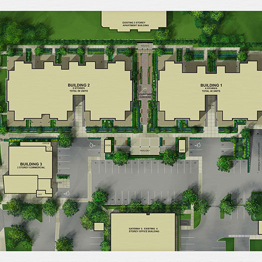 Residences at Gateway 1 location map 2