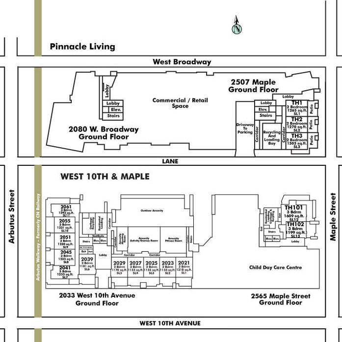 Pinnacle Living On Broadway location map 4