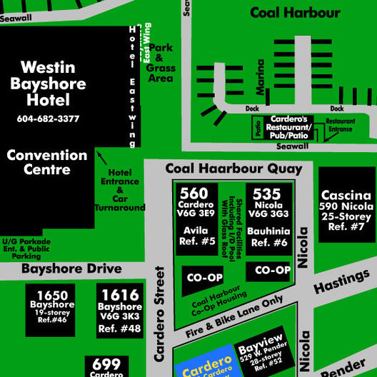 Cardero location map 1