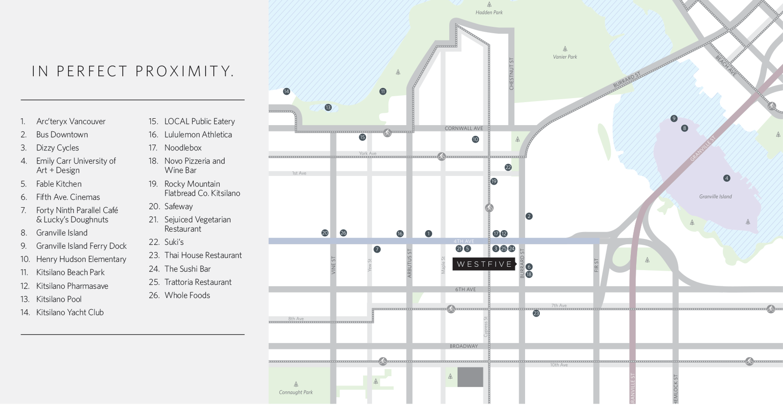 West Five location map 2