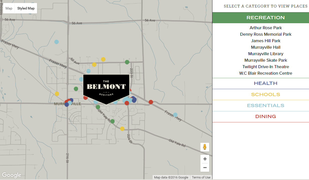 The Belmont location map 4