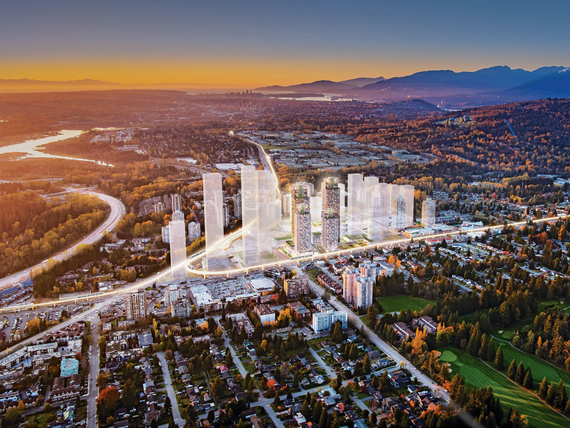 Photo 4 — click to view The City of Lougheed - Neighbourhood One - Tower One photo 4