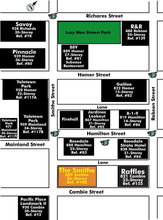 The Smithe location map 1