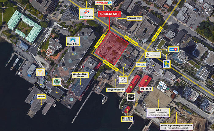 Promenade at The Quay location map 1