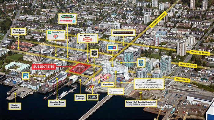 Promenade at The Quay location map 2