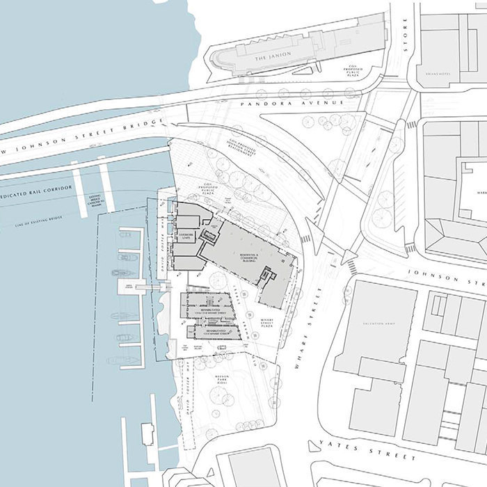 Johnson Street Gateway location map 1