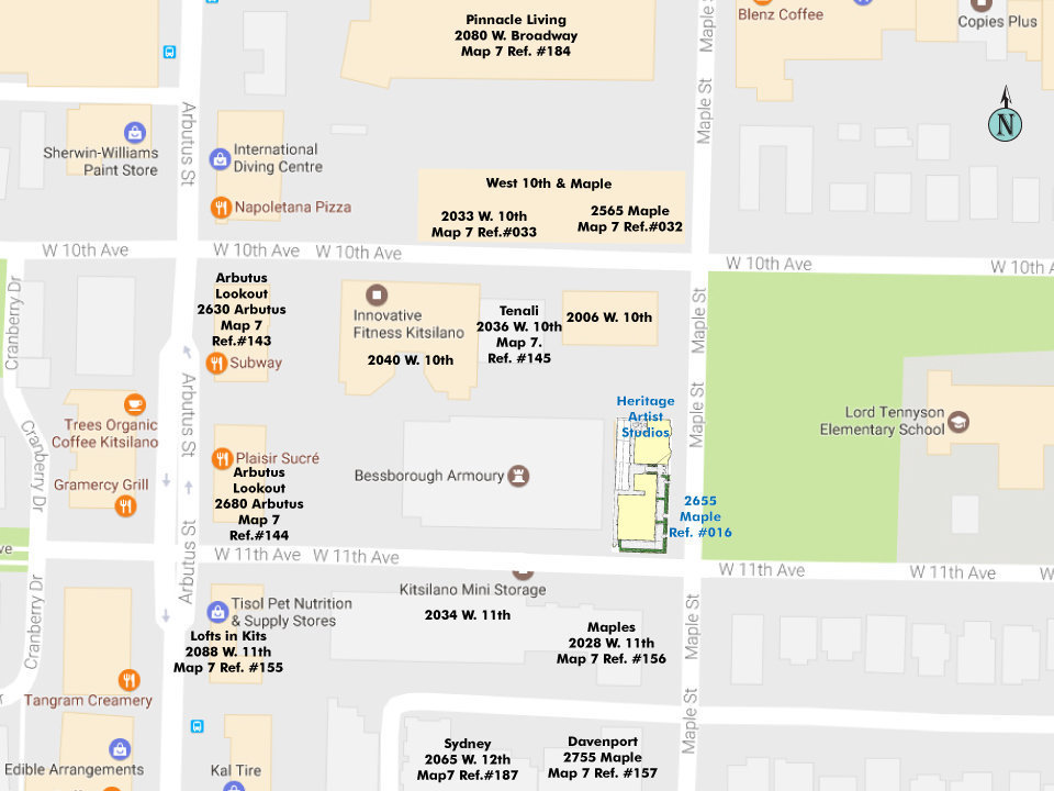 Eleven West location map 2