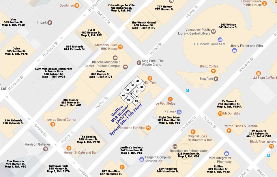 Galileo location map 2
