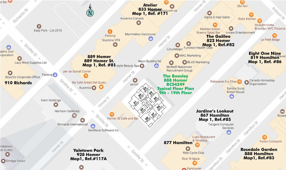 The Beasley location map 1