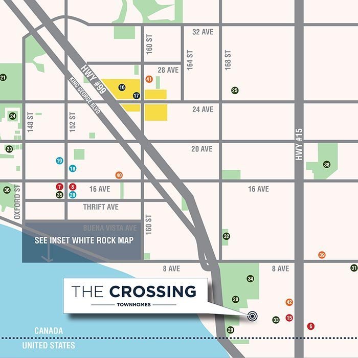 The Crossing location map 2
