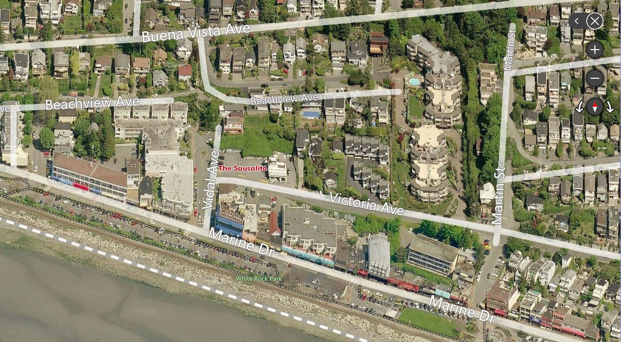 The Sausalito location map 2