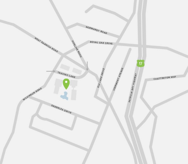 745 Travino Lane location map 1