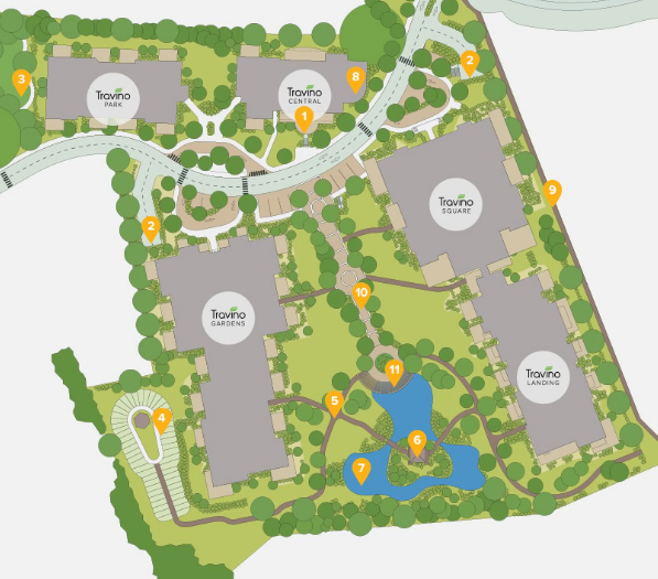 745 Travino Lane location map 2