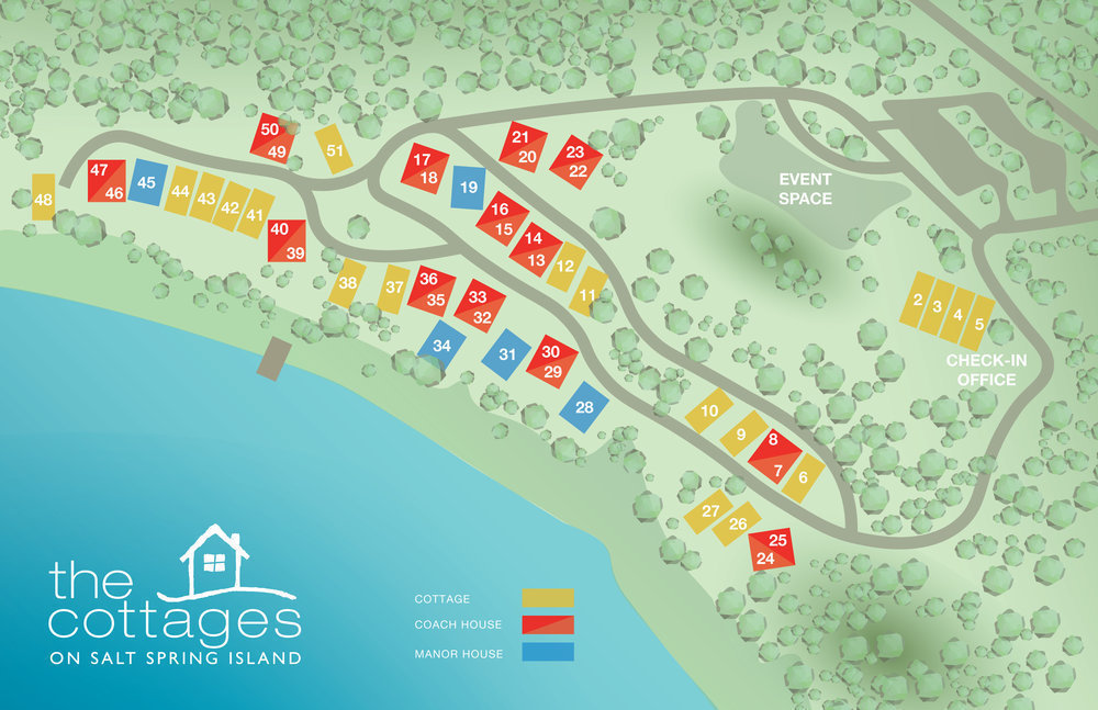 The Cottages location map 1