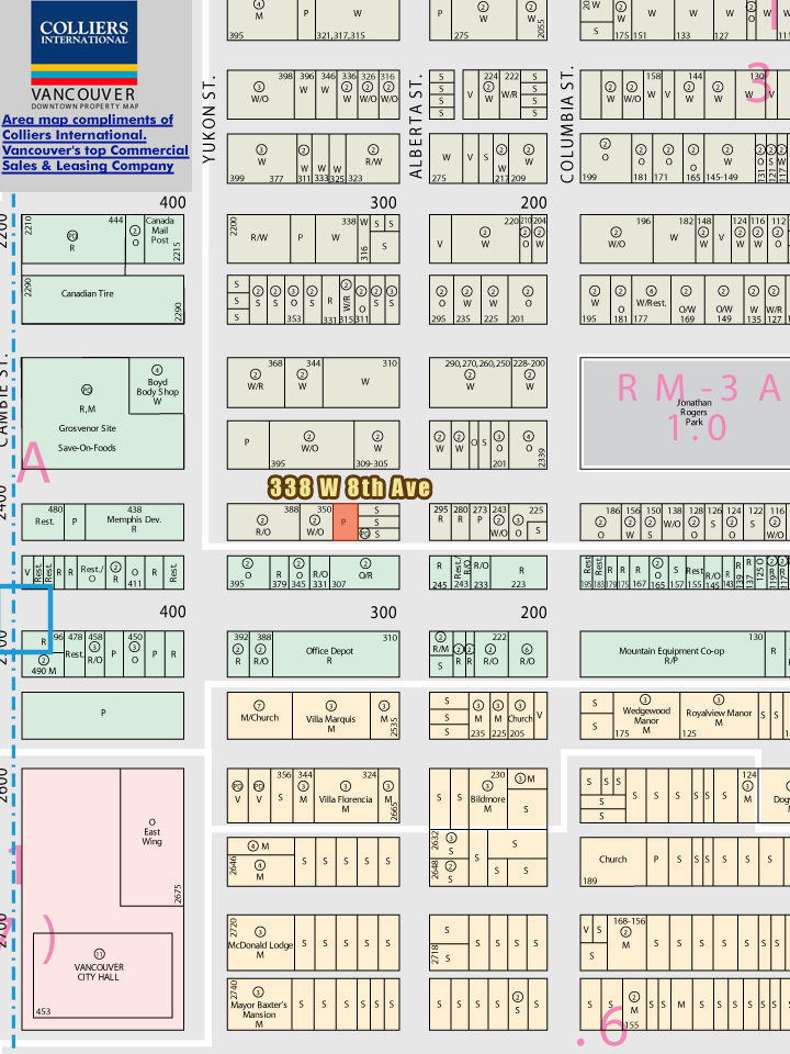 Loft 338 location map 1