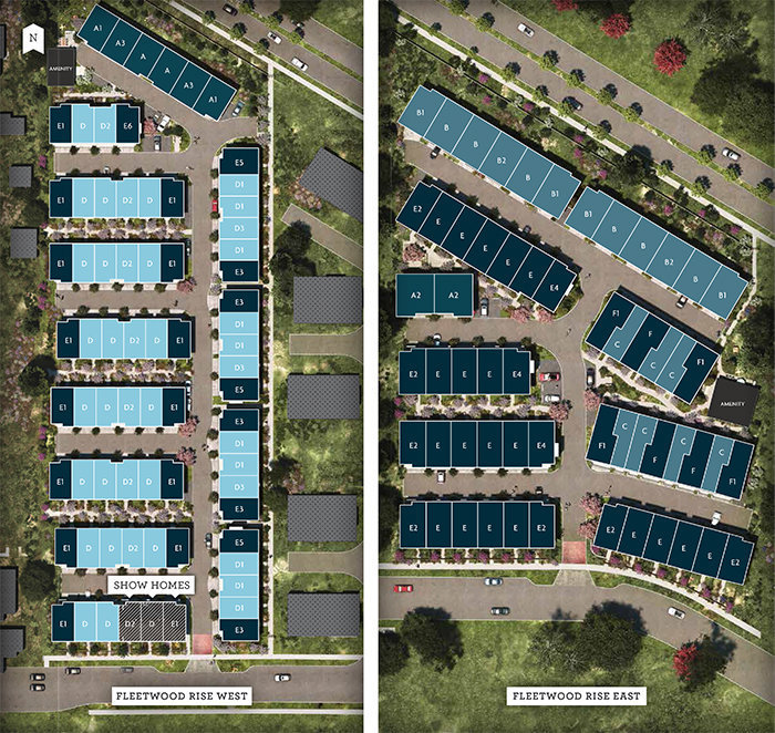 Fleetwood Rise East location map 1