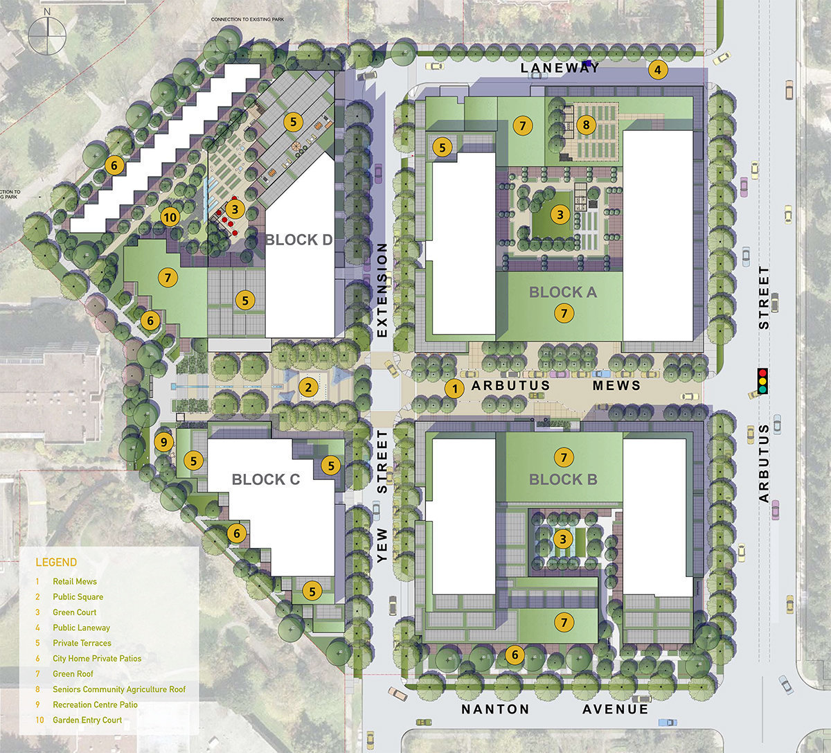 Arbutus Village Shopping Centre location map 2