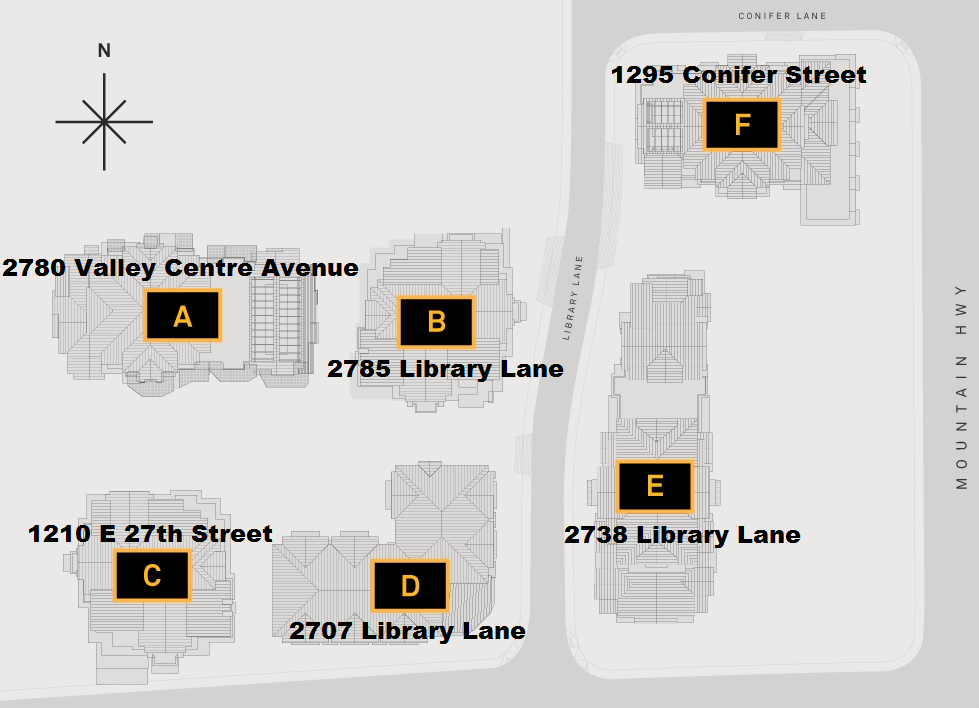 The Residences At Lynn Valley Building E location map 4