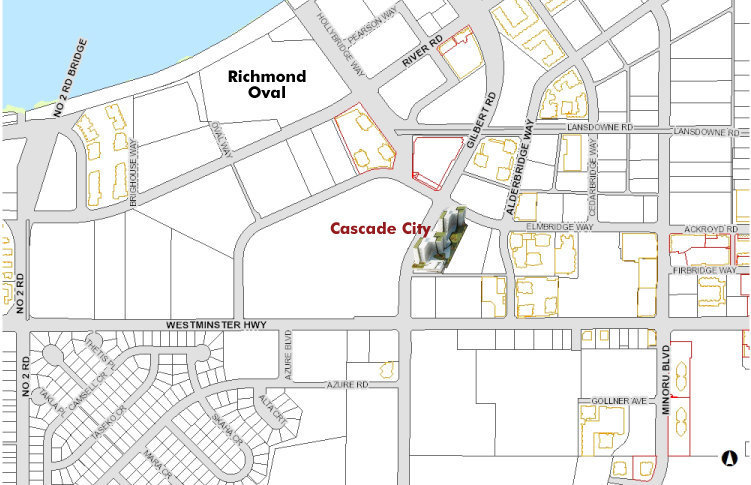 Cascade City location map 2