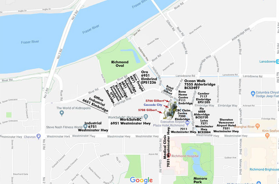 Cascade City location map 1