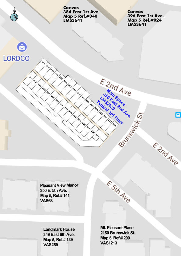 Main Space location map 1
