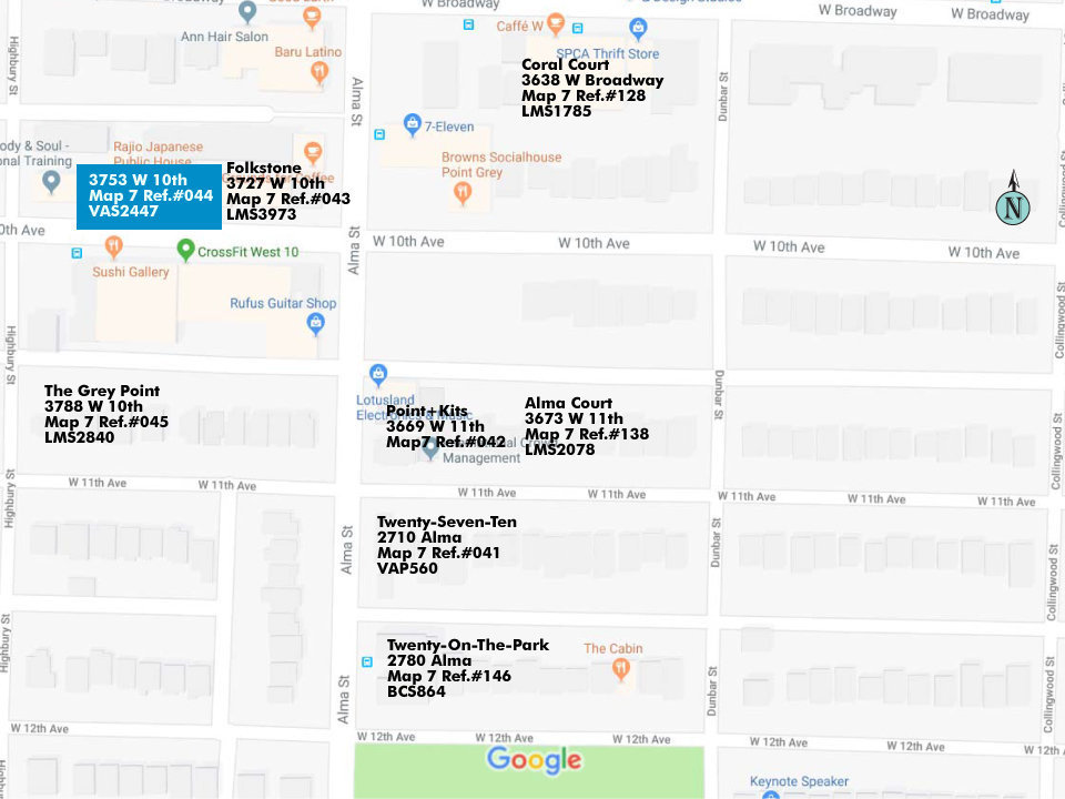 3753 West 10th location map 1