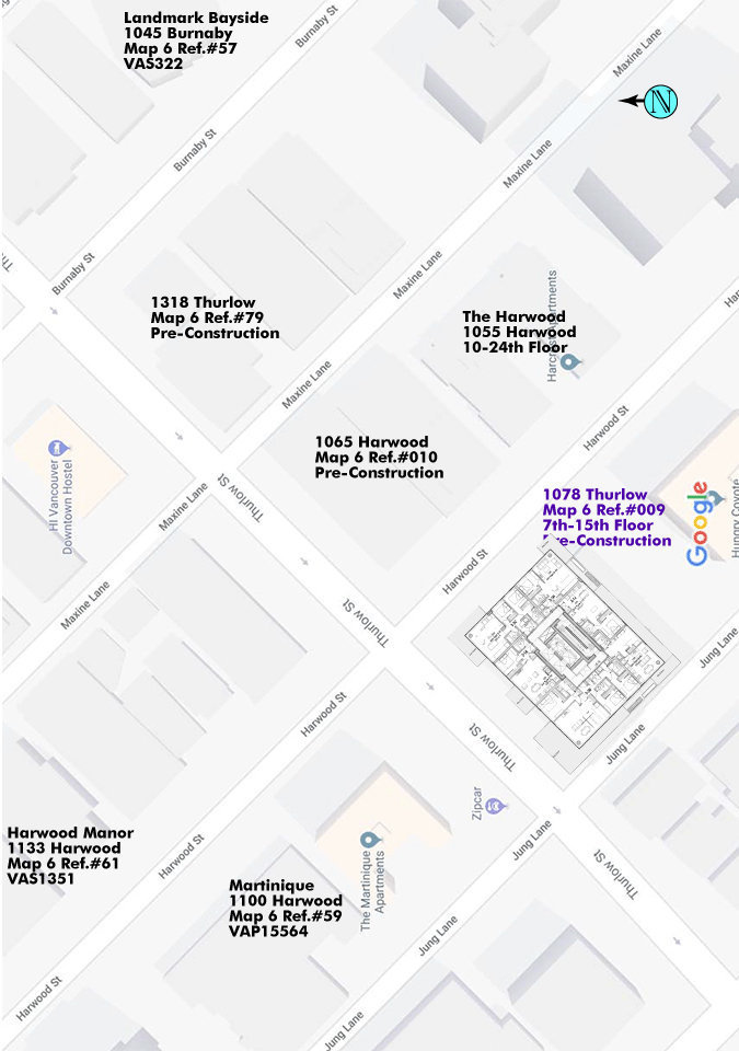 1078 Harwood location map 1