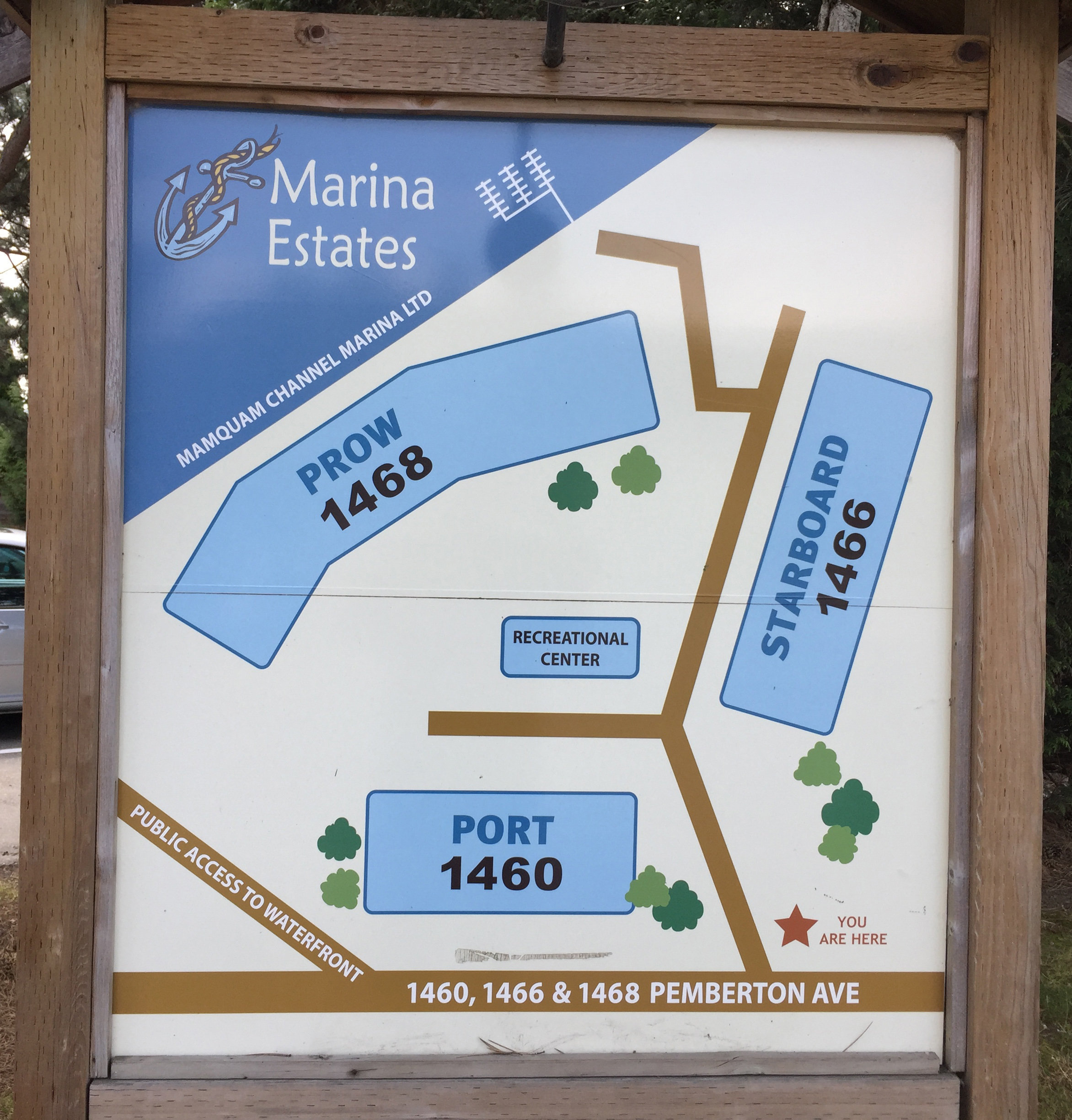 Marina Estates location map 1