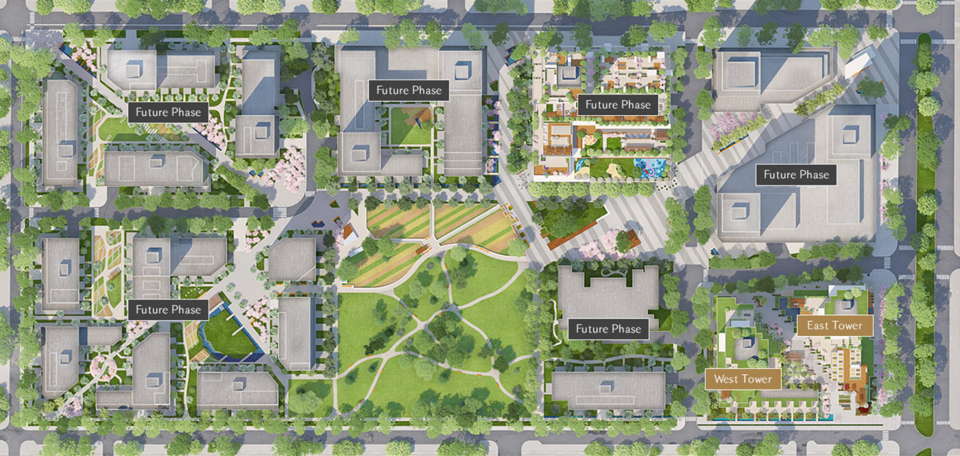 Cambie Gardens location map 1