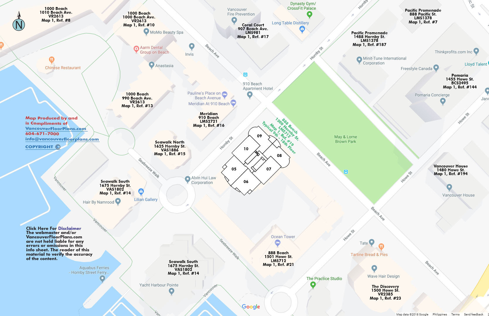 Ocean Tower At 888 Beach location map 1