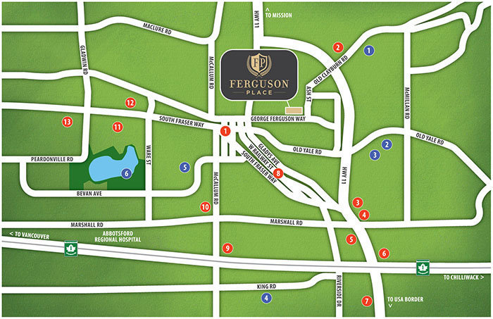Ferguson Place location map 1