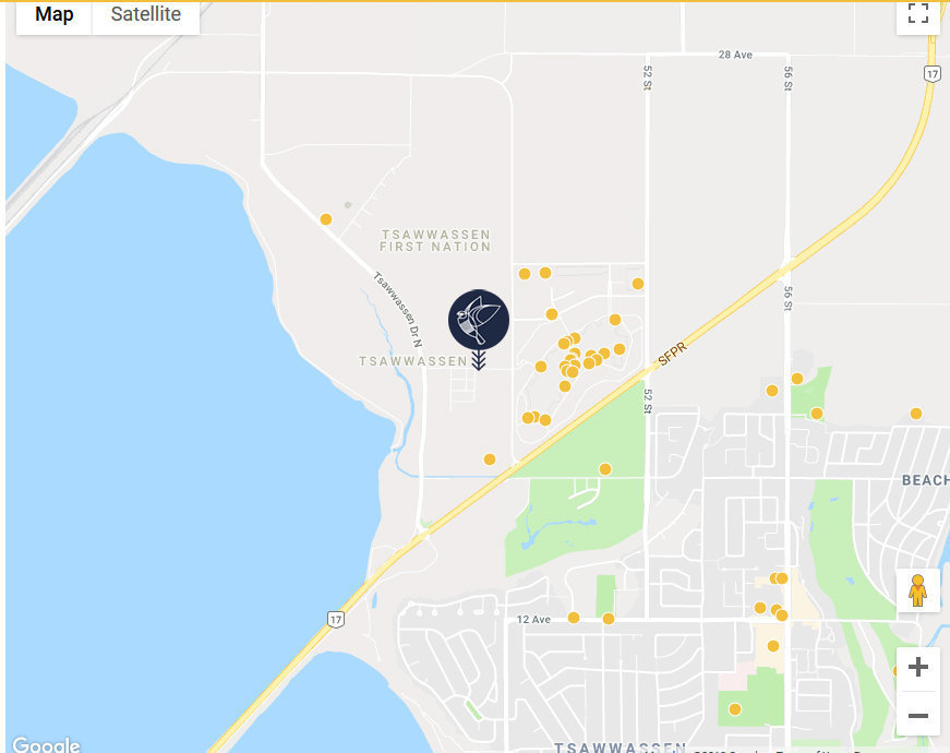 Peregrine South location map 2