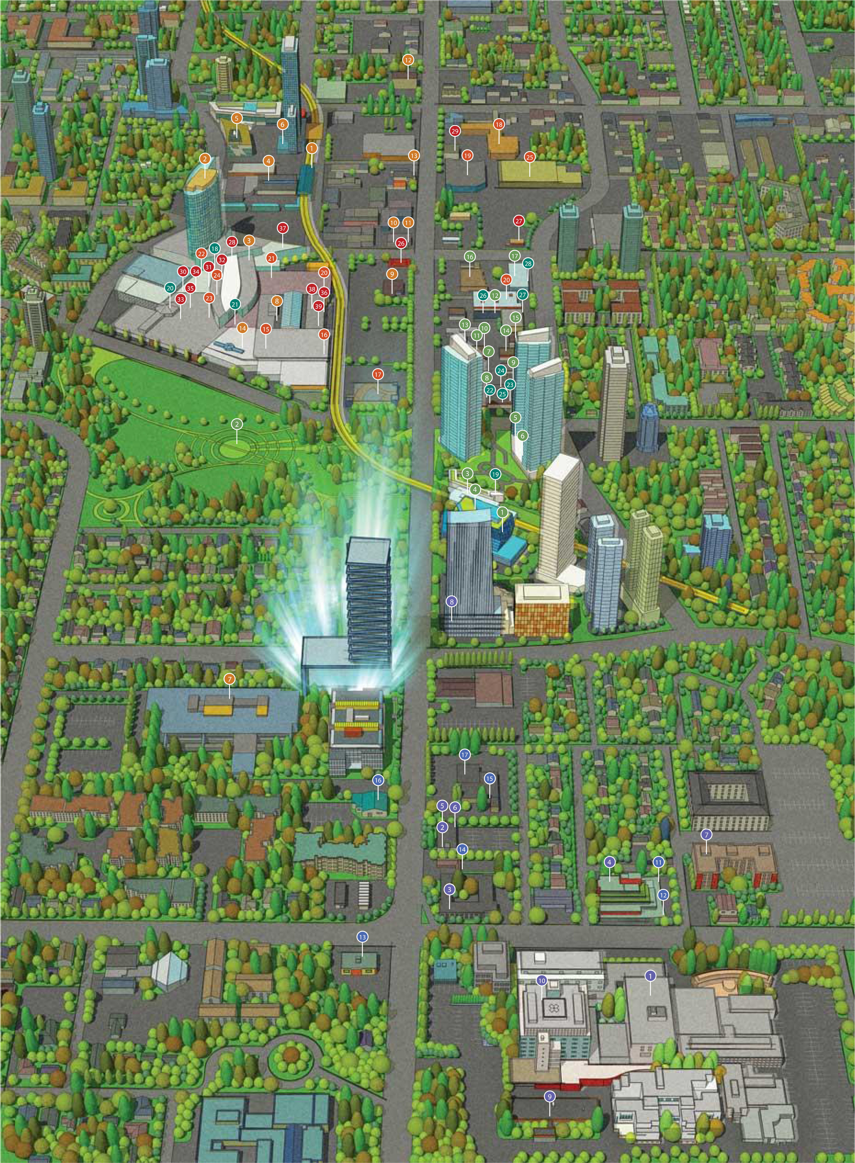 Avani Centre location map 2
