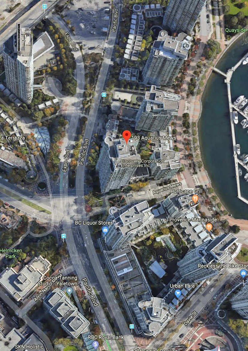 Marinaside Resort location map 1