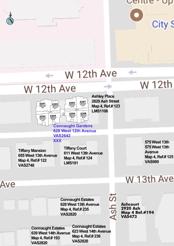 Connaught Gardens location map 1