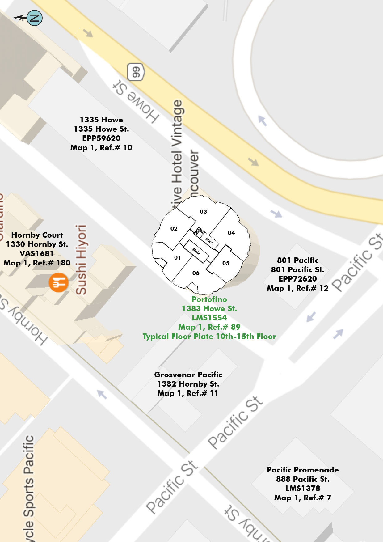 Portofino location map 2