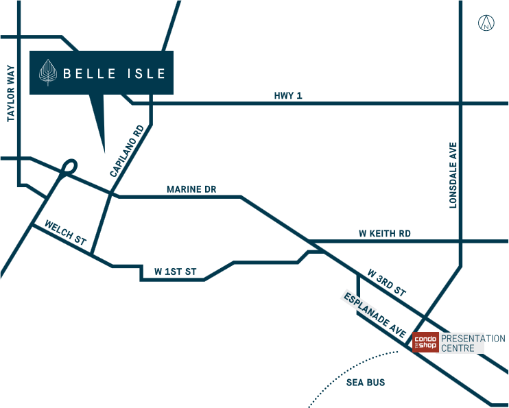 Belle Isle location map 2