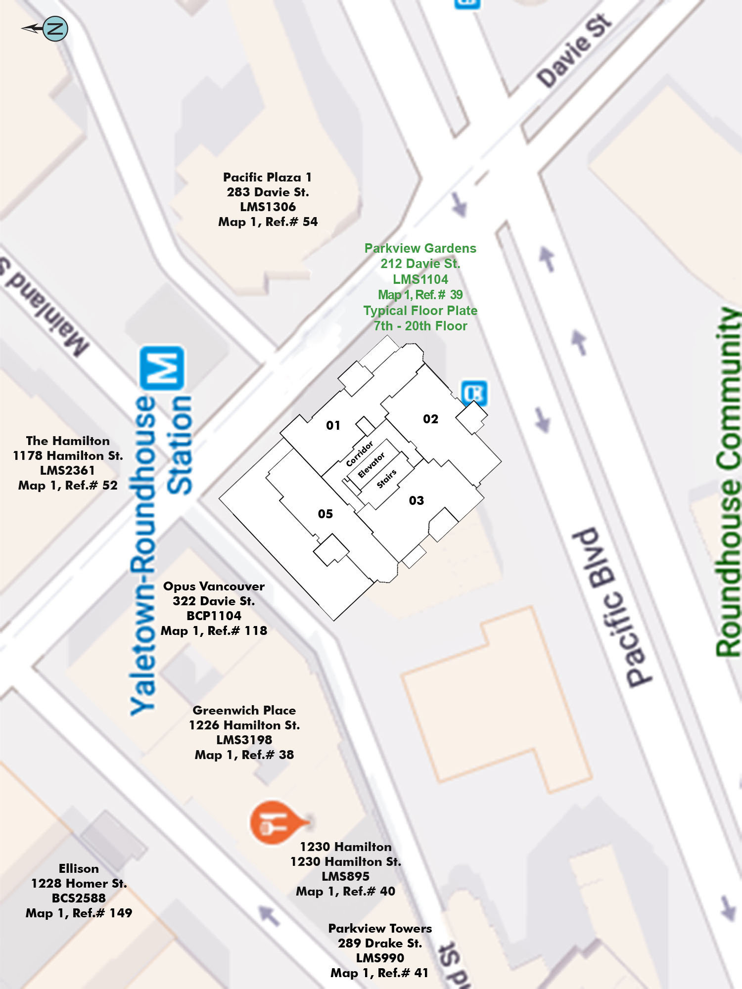 Parkview Gardens location map 2