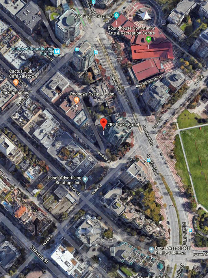 Parkview Tower location map 1