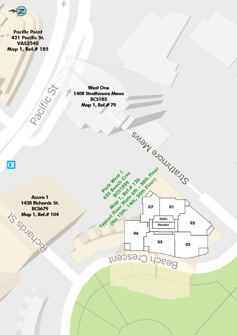 Park West 1 location map 1