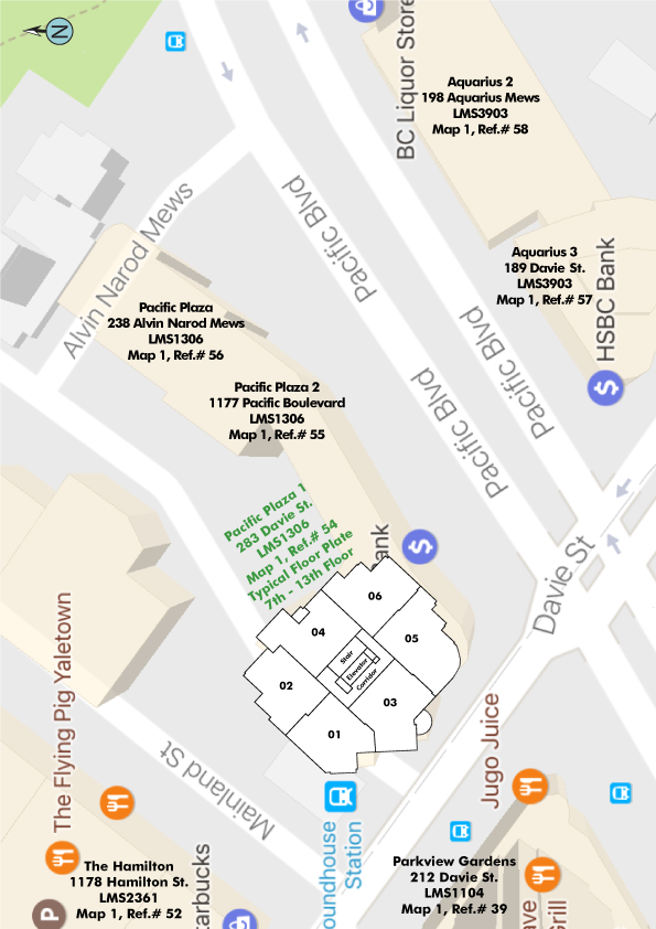 Pacific Plaza location map 2