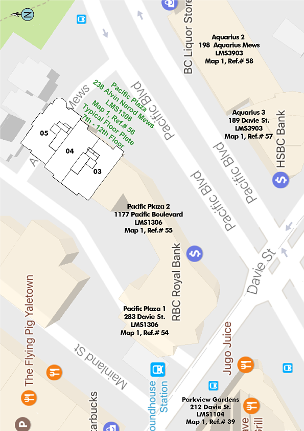 Pacific Plaza location map 2
