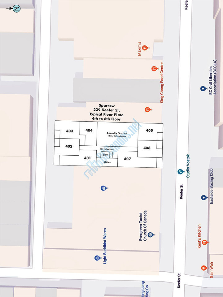 Sparrow by Rendition location map 2