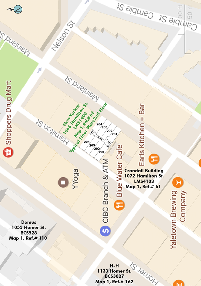 The New Yorker location map 2