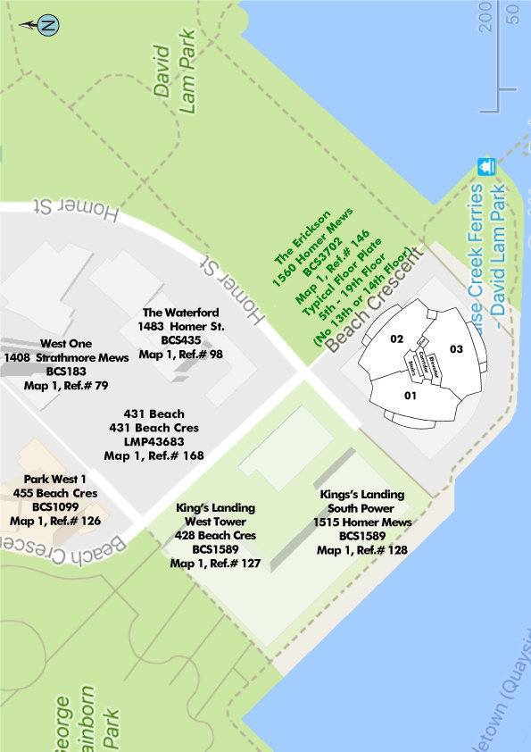The Erickson location map 2