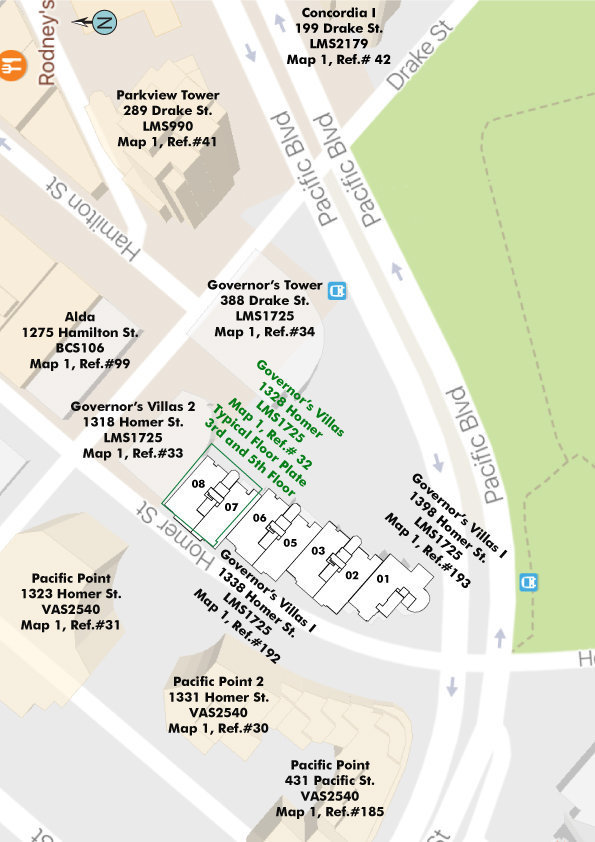 Governor's Villa 1 location map 2